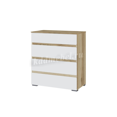 Комод Плейона спальня (Дуб делано/Белый)