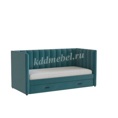 Кровать Нега 0.9 подростковая (Бирюза)