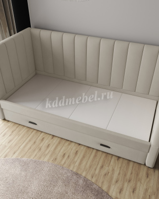 Кровать Нега 0.9 подростковая (Бежевый)