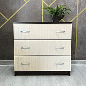 Комод Басса КМ-551-М 3 ящика (Венге/Дуб белфорт)
