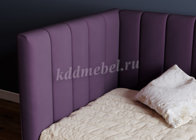 Кровать Нега 0.9 подростковая (Винный)