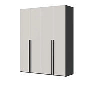 Шкаф Мята 1.6 (Графит/Кашемир)