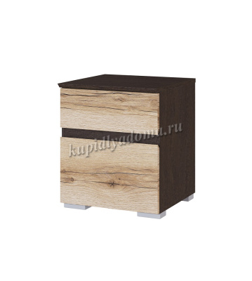 Тумба прикроватная Плейона спальня (Венге/Дуб делано)