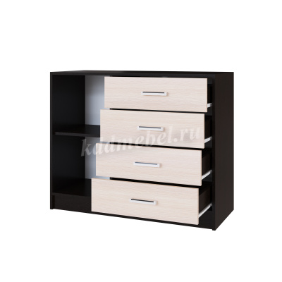 Комод Катрин-6 (Венге/Дуб молочный)