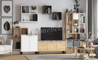 Полка навесная ГН-2 Гира (Белый)