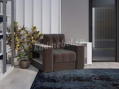 Кресло Доро (Коричневый/Сандал белый)