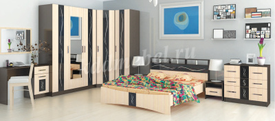 Стол косметический Эрика (Венге/Дуб молочный)