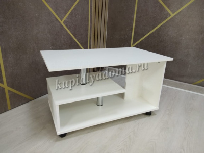 Стол журнальный Консул-5 (Белый древесные поры)