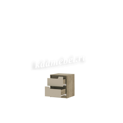 Тумба прикроватная Гавана (Дуб крафт серый/Кашемир)