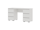 Письменный стол Хелен ПС 02 (Шагрень белый)