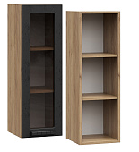 Шкаф верхний ШВС 920*300 Кухня Альфа (Холст Вулкан)