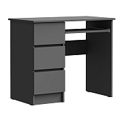 Стол письменный левый Лето МС-6 (Графит)