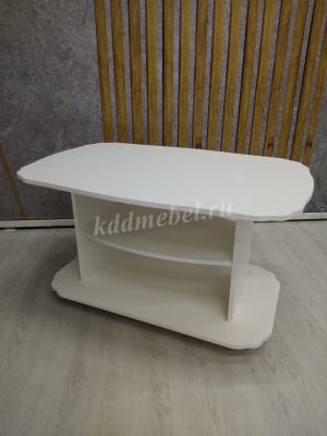 Стол журнальный Консул-2 (Белый древесные поры)