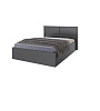 Кровать Толедо 1.4 с настилом (Графит серый)