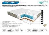 Матрас Симпл-слим ролл STRONG-600 1200*2000 (Мелодия сна)