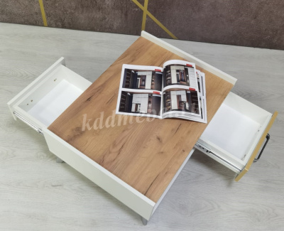 Стол журнальный Микс-1 (Дуб бунратти/Герион)