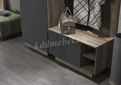 Полка Даллас ПЛ 01 (Дуб каньон)