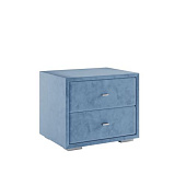 Тумба прикроватная Domani интерьерная стекло (Светло-голубой)