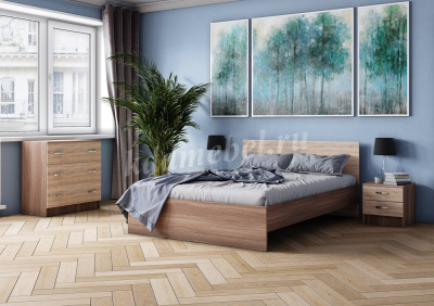 Тумба прикроватная Ронда (Ясень шимо/Дуб сонома)