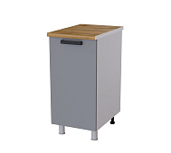 Шкаф нижний глубокий Г4Р кухня Контемп без столешницы (Дуб сонома/Океан)