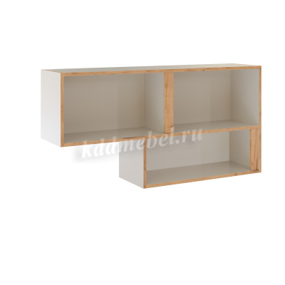 Полка открытая Асцелла (Кашемир/Дуб крафт золотой)