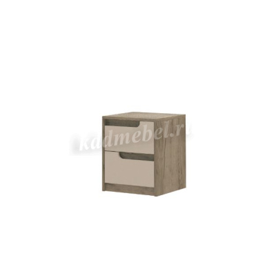 Тумба прикроватная Гавана (Дуб крафт серый/Кашемир)