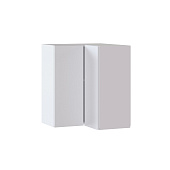 Шкаф верхний угловой ПУВП кухня Плейона (Белый)