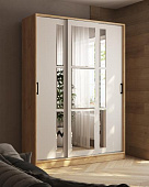 Шкаф-купе Стиль-2 1600 (Дуб крафт золотой/Кашемир) 