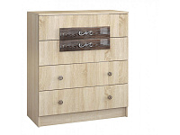 Комод Мадлен (Дуб сонома/Дуб Шале мореный)