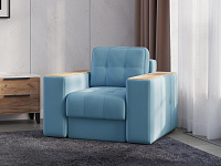 Кресло Виконт (Светло-голубой/Дуб канадский)