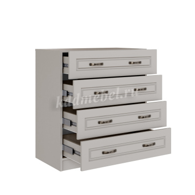 Комод Апполия 4 ящика (Кашемир/Сантьяго софт)
