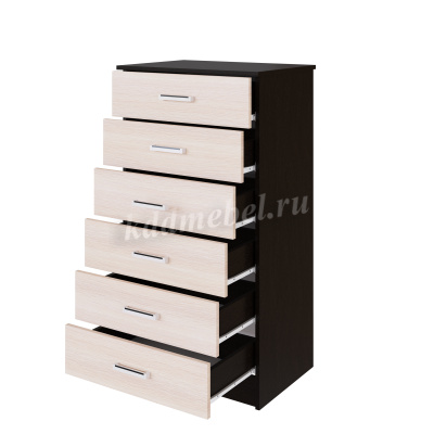 Комод Катрин-4 (Венге/Дуб молочный)