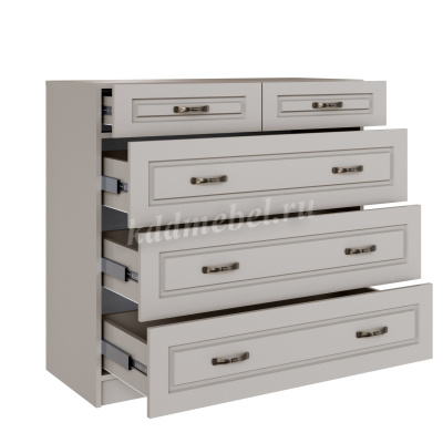 Комод Апполия 5 ящиков (Кашемир/Сантьяго софт)