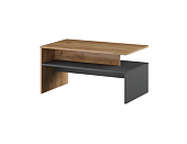 Стол журнальный Дублин (Дуб крафт золотой/Графит серый)