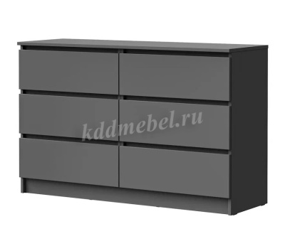 Комод Лето-6 1.2 (Графит)