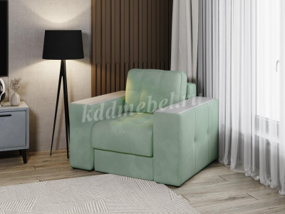 Кресло Нави (Мятный/Холст белый)