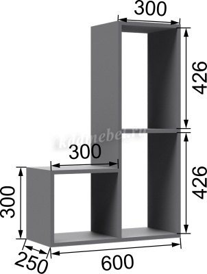 Полка навесная ГН-2 Гира (Дуб крафт золотой)