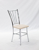 Стул Классика экокожа (Ваниль/Опора хром)