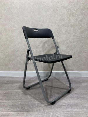 Стул складной пластиковый KJ-5207 (Черный)