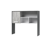 Надстройка для стола Кэнди КН-1 (Графит/Цемент)