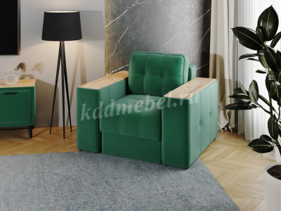 Кресло Нави (Изумруд/Дуб канадский)