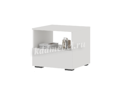 Тумба прикроватная Хелен ТБ 01 (Шагрень белый)