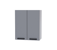 Шкаф верхний 6В кухня Осло (Белый/Карбон латте)