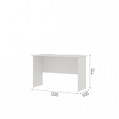 Письменный стол Хелен ПС 01 (Шагрень белый)