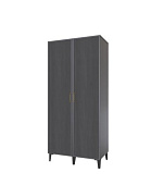 Шкаф 2-х створчатый Толедо ТШ-21 (Графит серый)