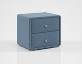 Тумба прикроватная Твист (Рогожка/Синий)