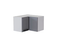 Шкаф верхний угловой УВП 360 кухня Марбл (Белый/Мрамор Дарк)