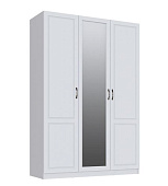 Шкаф 3-х створчатый Апполия (Белый/Белый дуб)