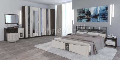 Стол косметический Эрика (Венге/Дуб молочный)