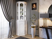 Буфет угловой Вероника (Белый глянец)